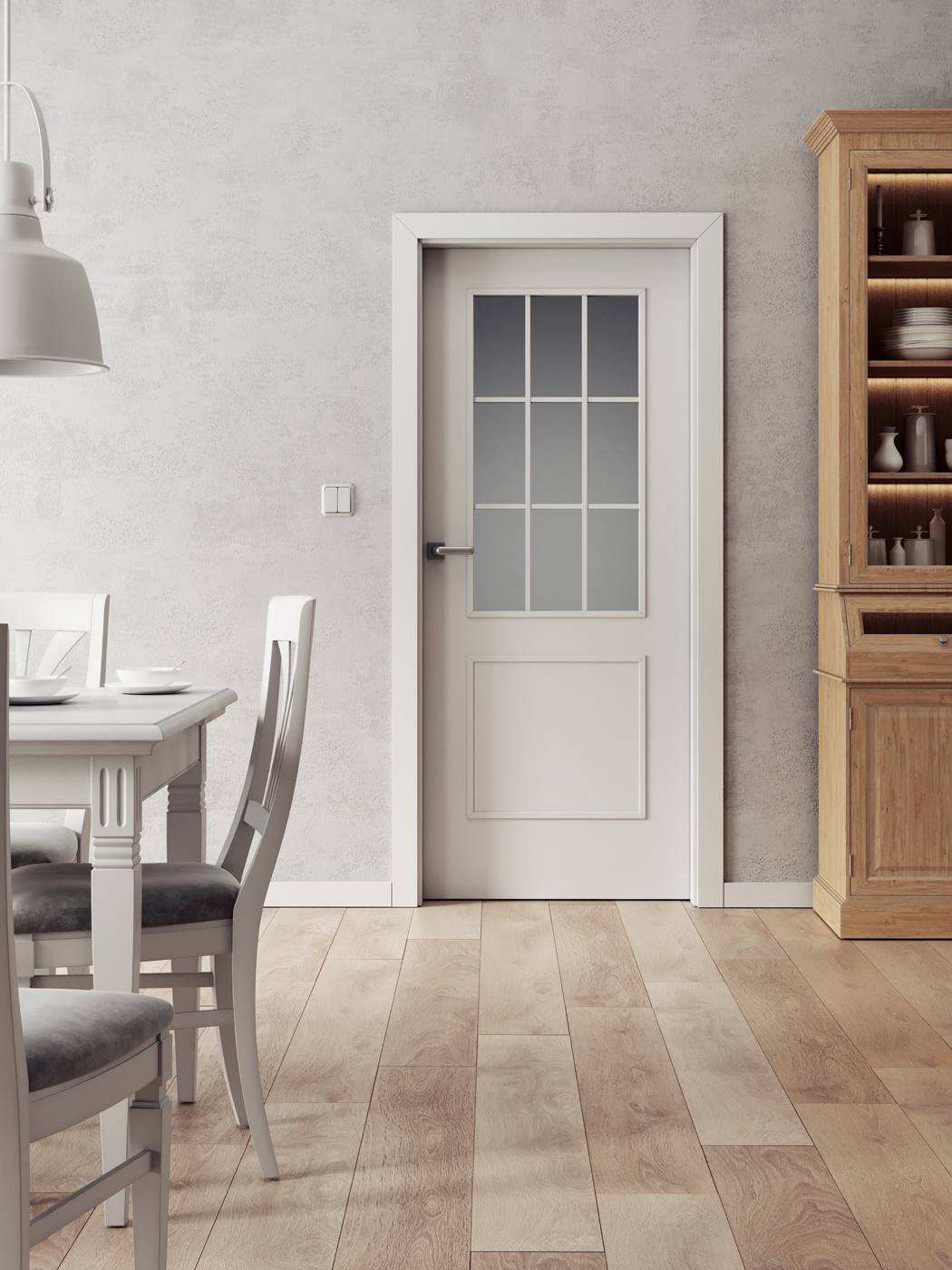 Interiérové dvere SAPELI BERGAMO 32 - dekor farba biela hladká premium