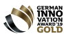 Logo German innovation award gold