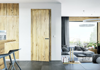 Bezfalcové interiérové dvere SAPELI Elegant 10 - dekor dub sherwood štruktúr