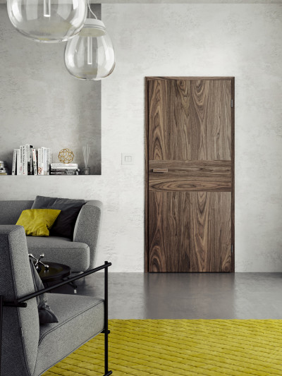 Interior door SAPELI TENGA 28 - material veneer natural walnut